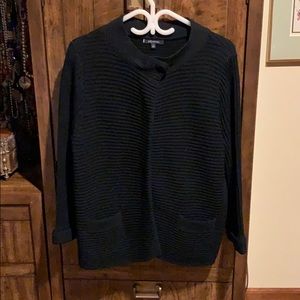 Anne Klein navy blue cardigan